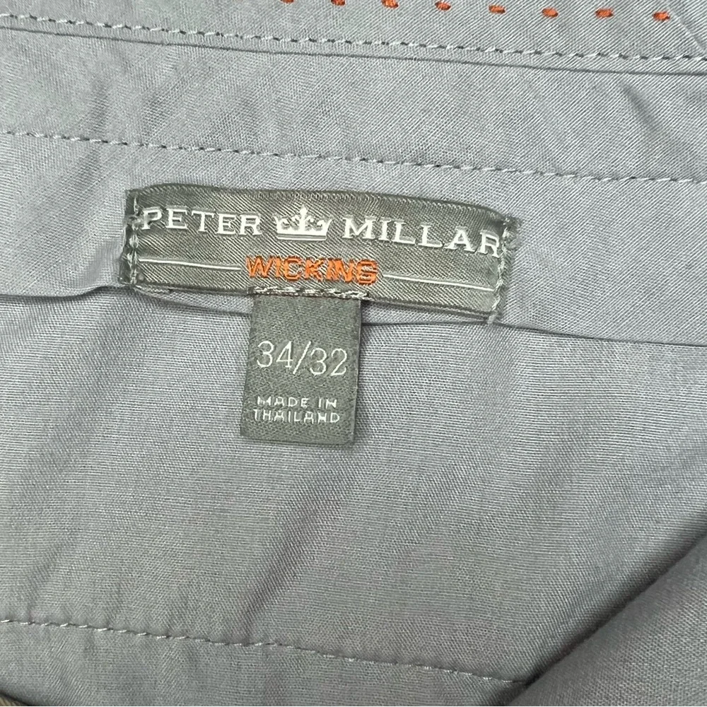 Peter Millar‎ Wickins Tan Chinos Versatile Cotton Blend Size 34